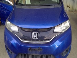 2017 HONDA FIT, BLUE, EX-L MODEL, 1.5L, AT,  A25199